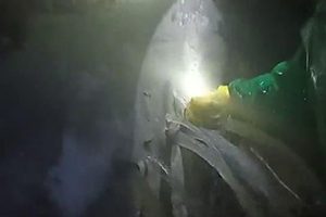 甘南消防水池堵漏现场